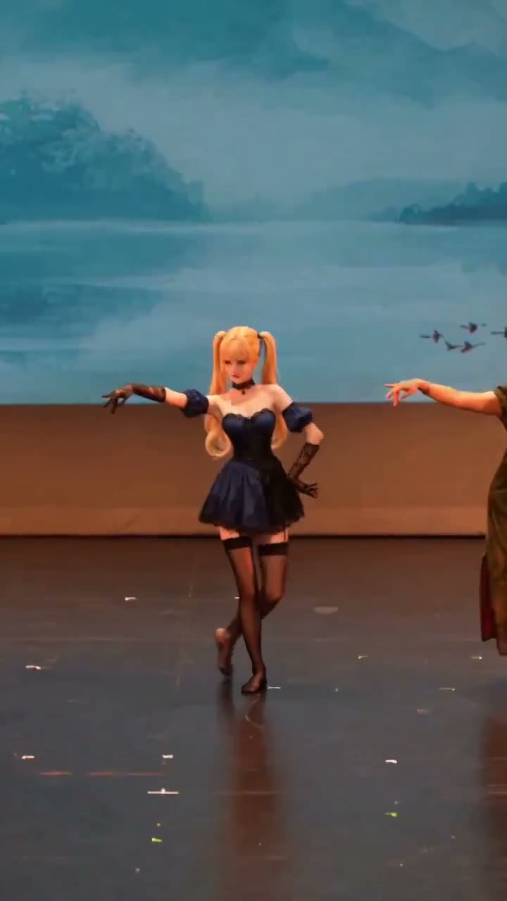Dança no palco com motion capture