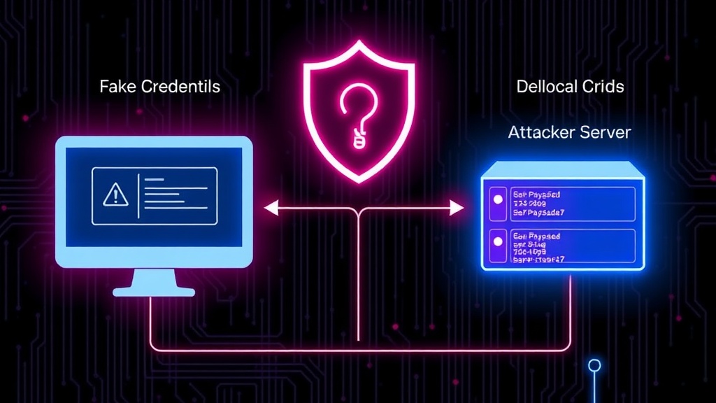 Diagram illustrating the flow of stolen credentials from a developer's machine to an attacker's server.