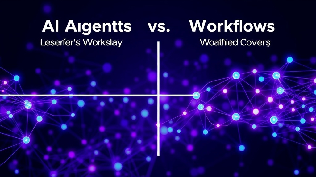 Diagram comparing linear workflow execution vs. iterative agentic loops.