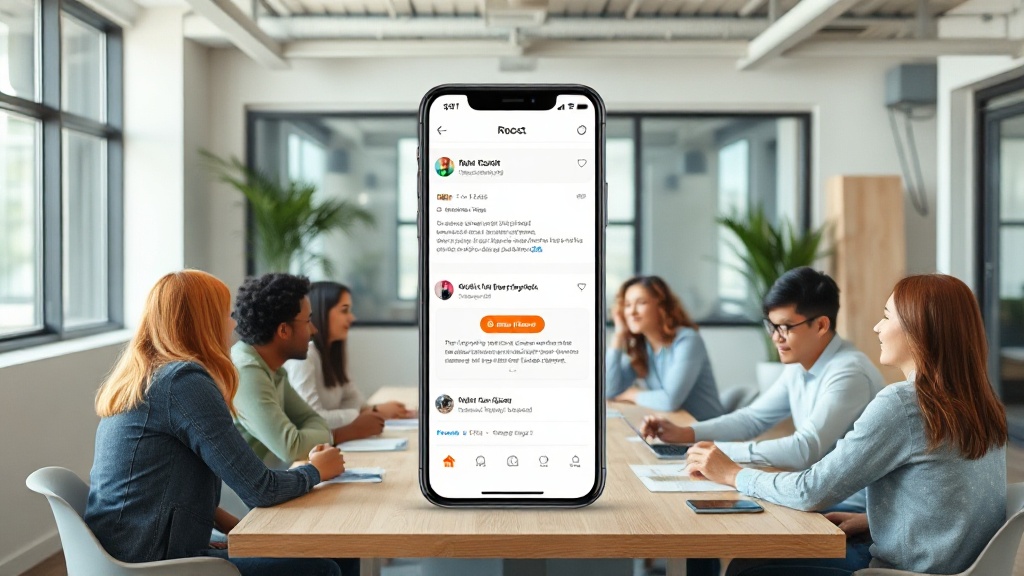 Minimalist Roost app interface showcasing a delayed-response post