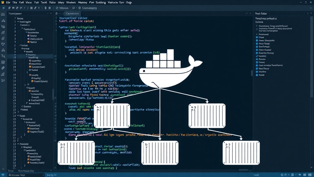 Diagram illustrating the relationship between a Docker image blueprint and multiple running container instances.