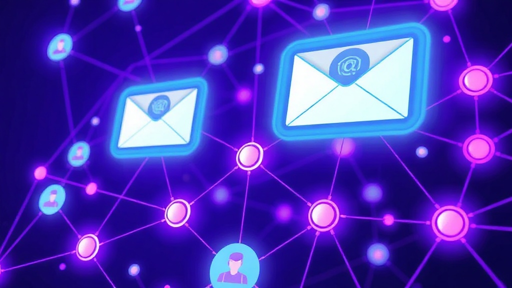Diagram illustrating AI agents communicating via an internal email system to report and fix bugs.