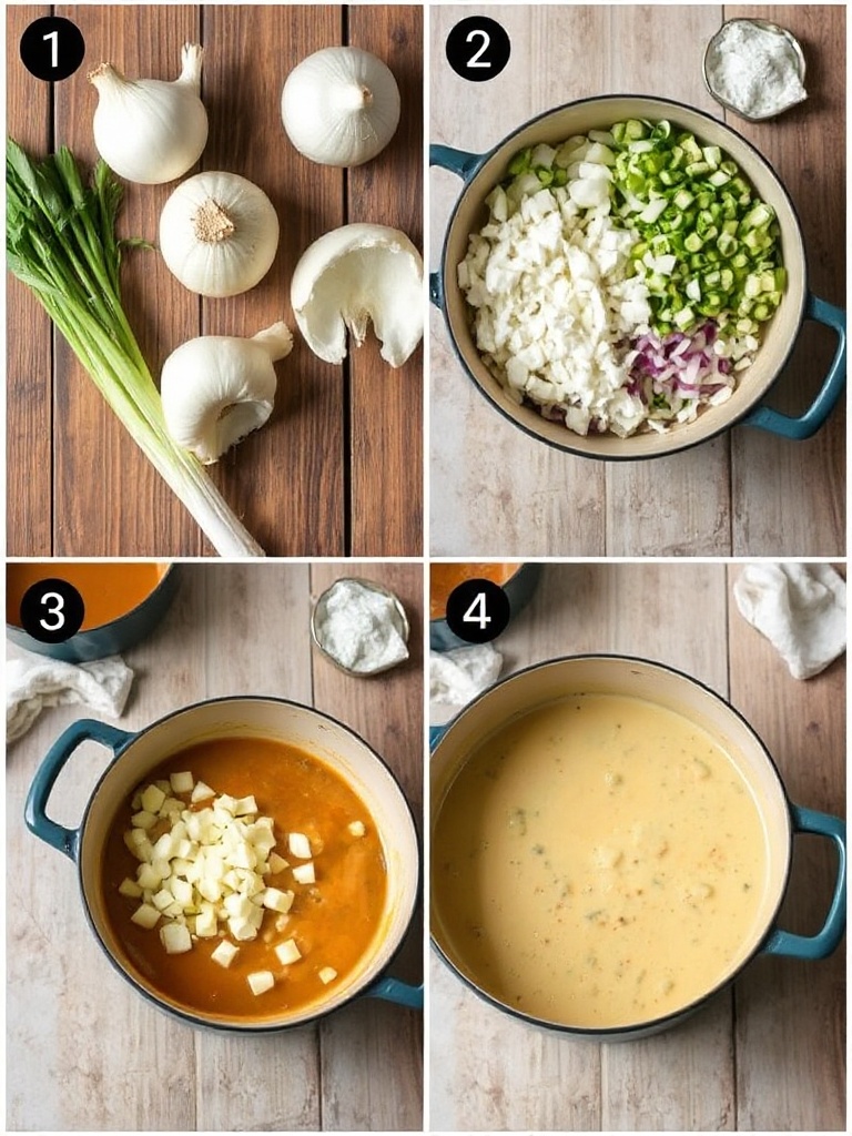 soupe à l oignon preparation