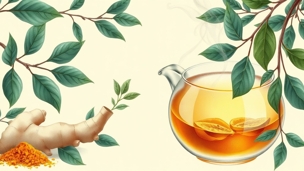 Chá de Gengibre e Cúrcuma: Propriedades Anti-inflamatórias