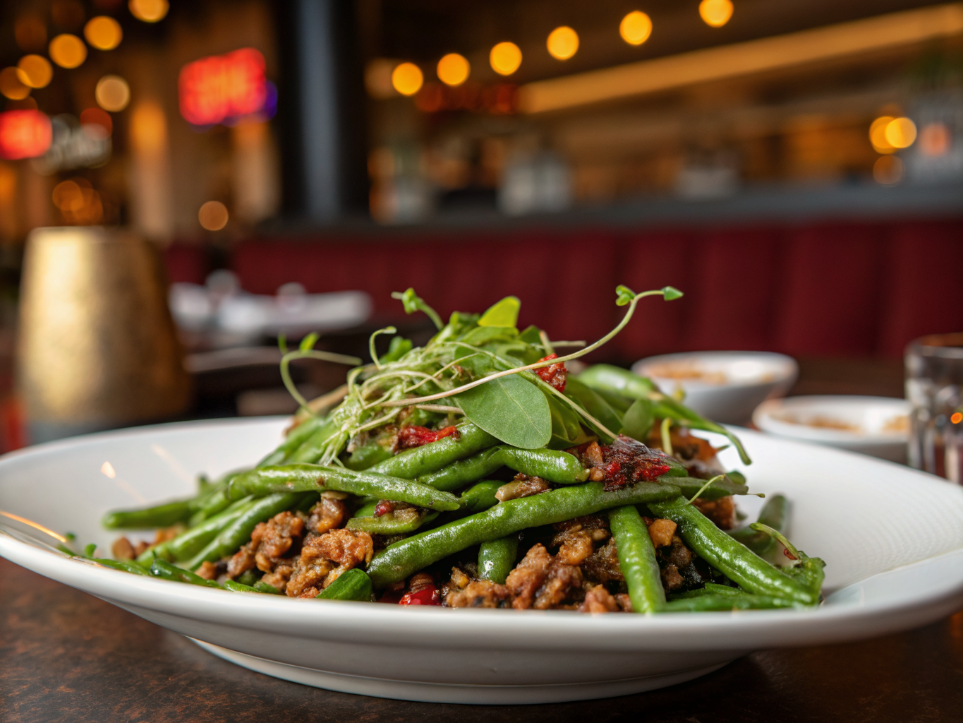 Sichuan Dry-Fried Green Beans with Minced Pork