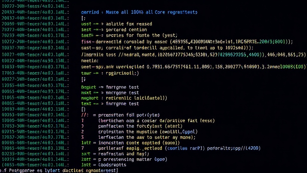 Terminal output showing pgrust passing all PostgreSQL regression tests