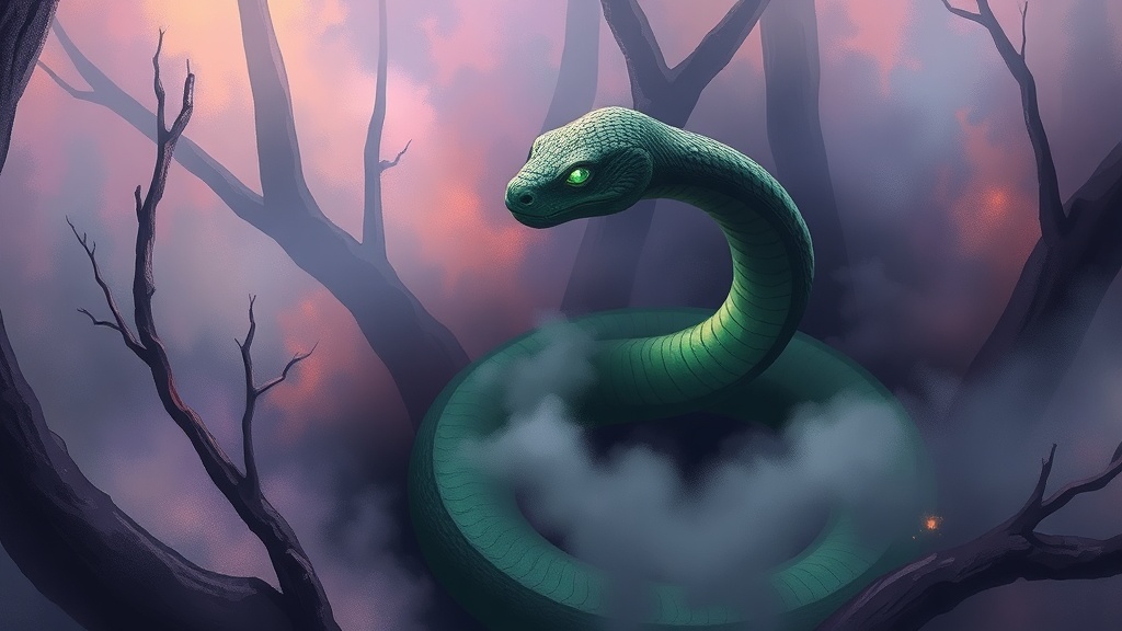 Sonhar com Cobra Verde: Significado e Avisos