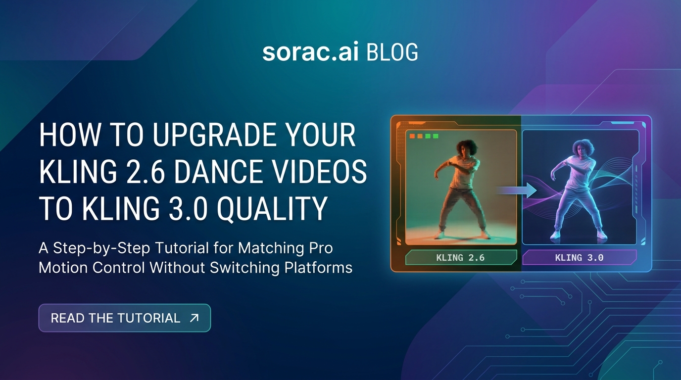 How to Upgrade Your Kling 2.6 Dance Videos to Kling 3.0 Quality: A Step-by-Step Tutorial for Matching Pro Motion Control Without Switching Platforms