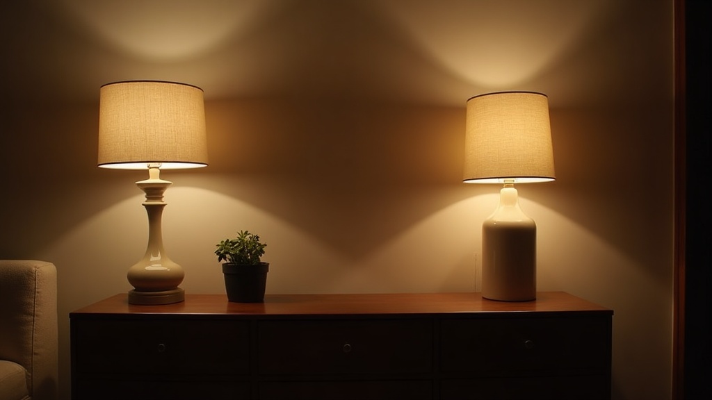 Linen lampshade versus silk lampshade light quality comparison