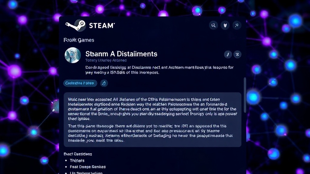 Screenshot of a Steam game page showing the new AI disclaimer section