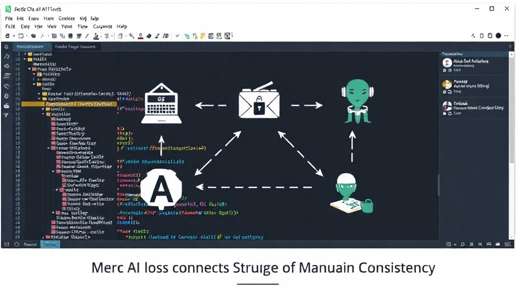 A diagram illustrating disconnected AI tools with arrows showing manual context transfer.
