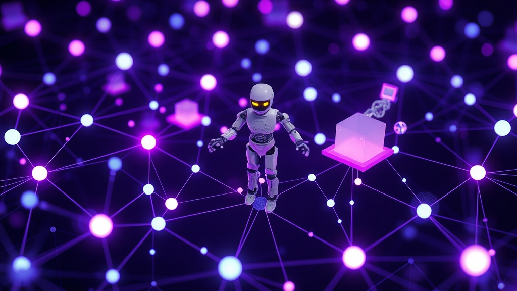 Diagram illustrating a robot interacting with objects in a 4D environment
