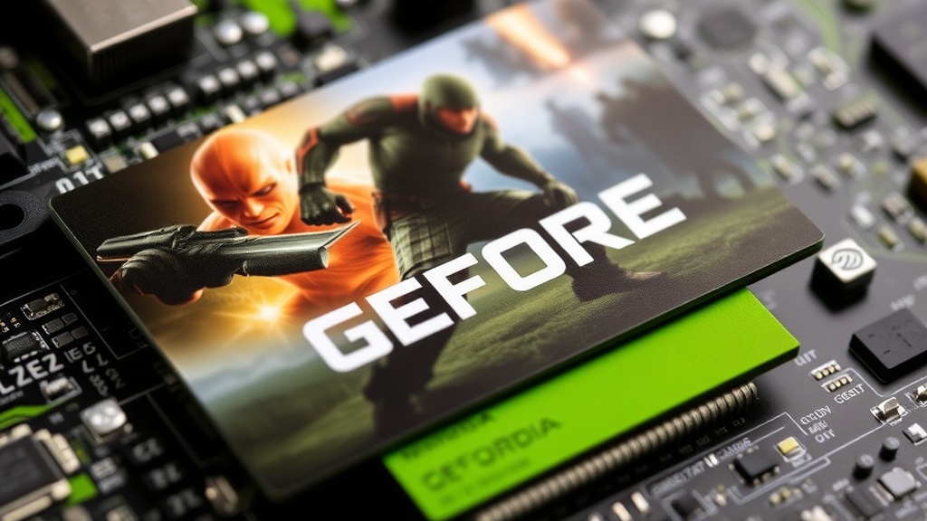 Example of a collectible Nvidia GeForce Trading Card featuring a popular game