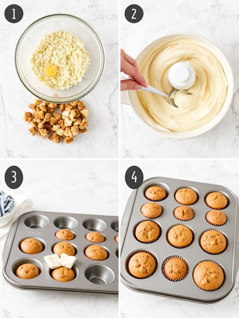 recette muffin preparation
