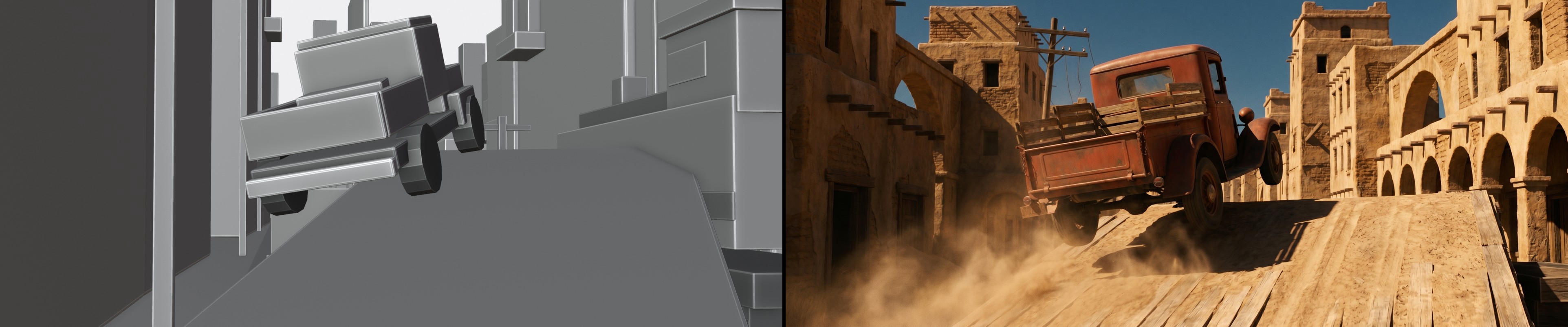 Clay first frame vs generated keyframe