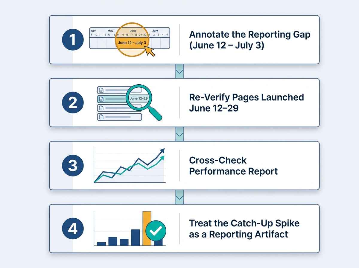Four-step recheck checklist for Google Search Console page indexing report delay