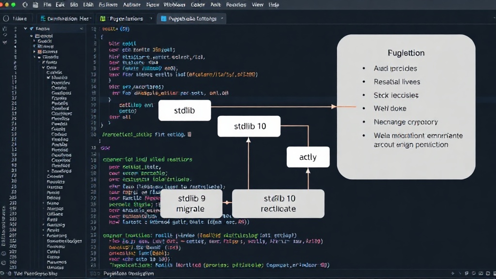 Diagram illustrating the migration path from stdlib 9 to stdlib 10 across Puppet modules