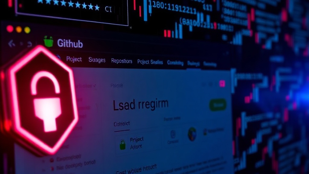 GitHub repository page displaying star count and project details