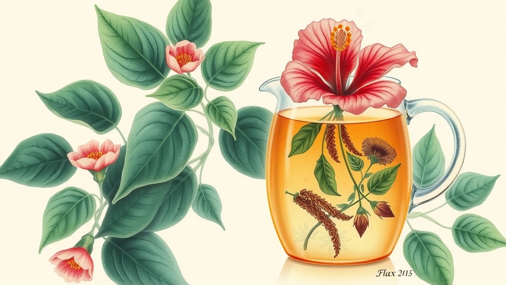 Chá de Hibisco com Linhaça: Receita Detox e Digestiva