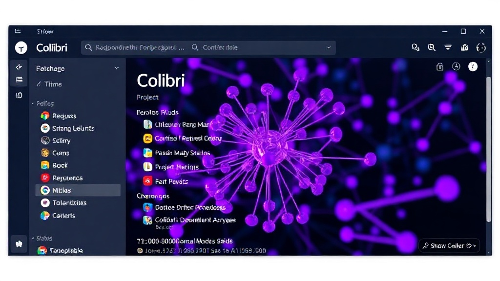 Screenshot of the Colibri GitHub repository showing project structure and key files.