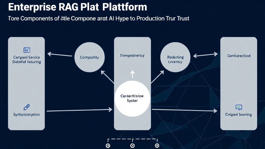 Diagram illustrating the core components of an enterprise RAG system on AWS