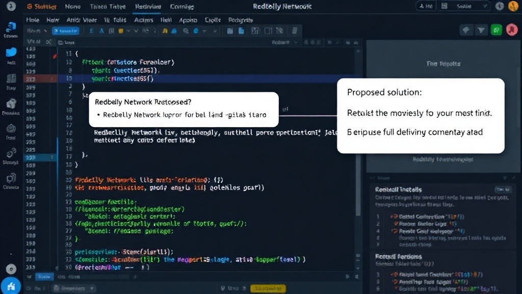 Screenshot of a Redbelly Network error message with a proposed solution highlighted