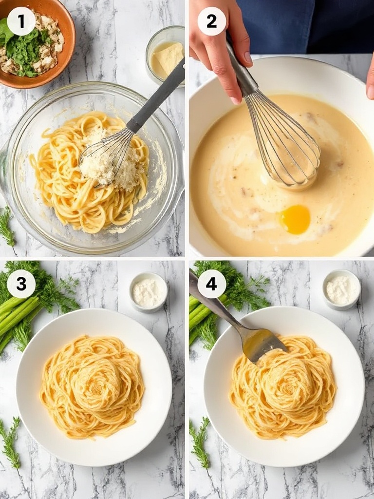 recette carbonara preparation
