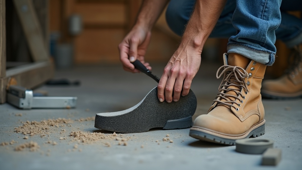 Plantilla de gel para botas de trabajo