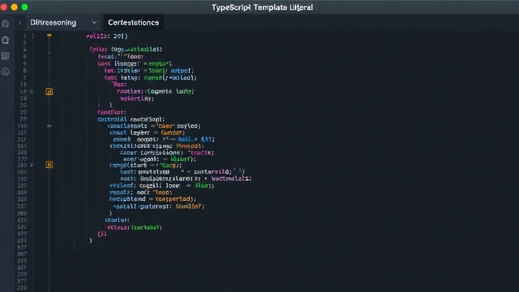 Example of a TypeScript template literal type enforcing a specific string format