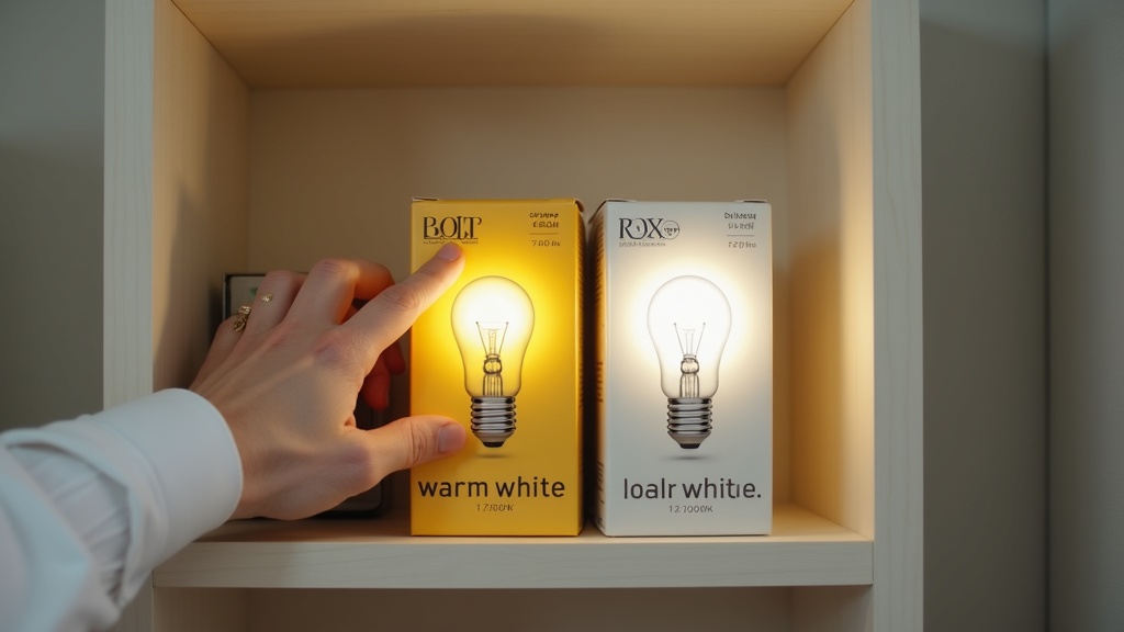 Choosing between warm white 2700K and cool white 4000K bedroom bulbs