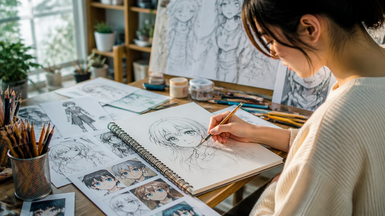 The Simple Way to Master Anime Sketching