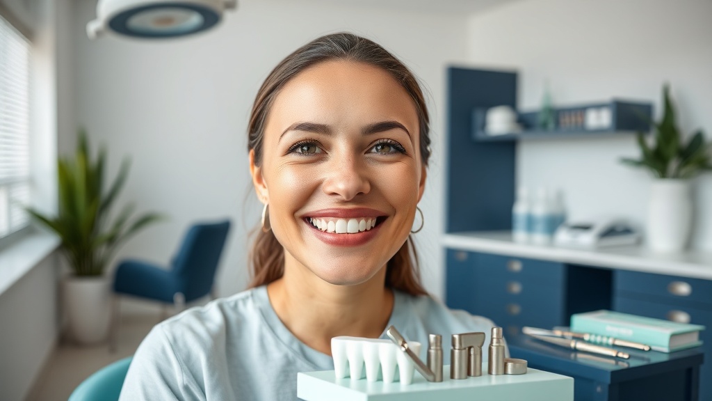 Proceso de planificación de implante dental con escaneo 3D en consultorio