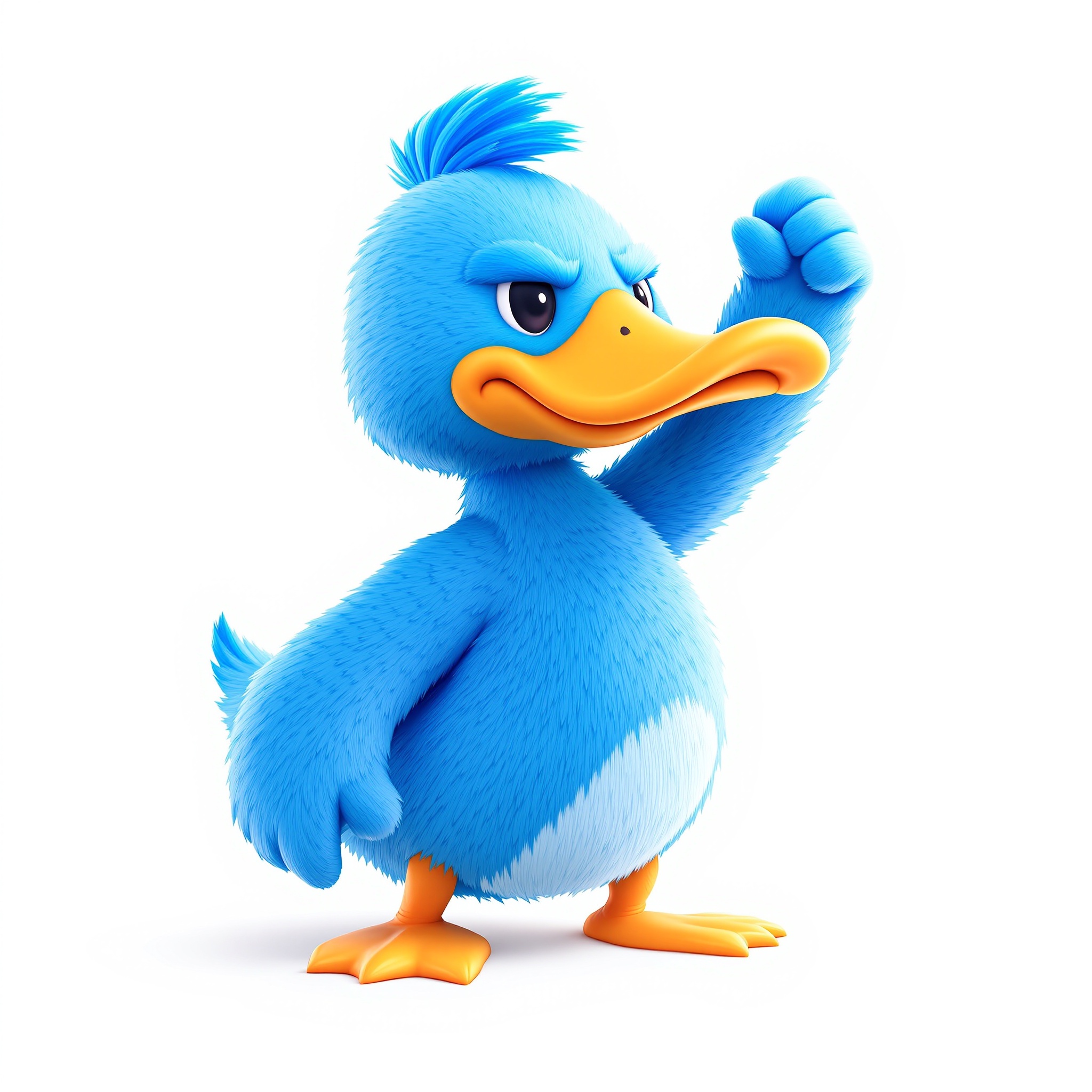 A Psyduck emote where he is raising his arm saying hi
