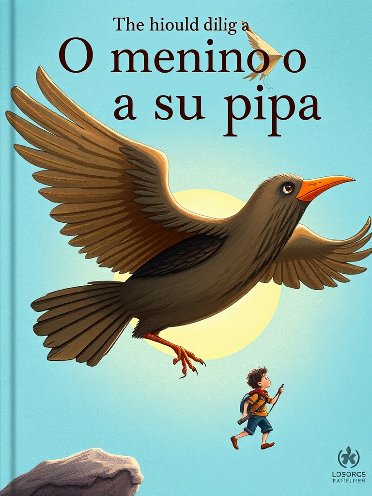 O menino e a sua pipa