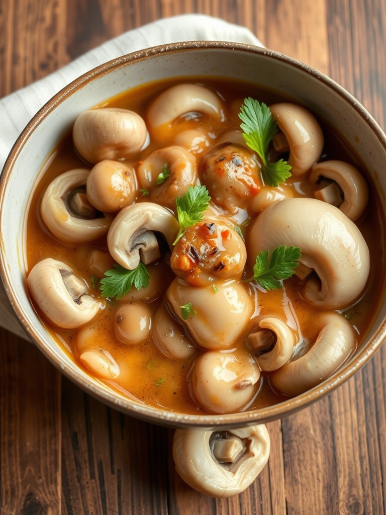 sauce champignon ingredients