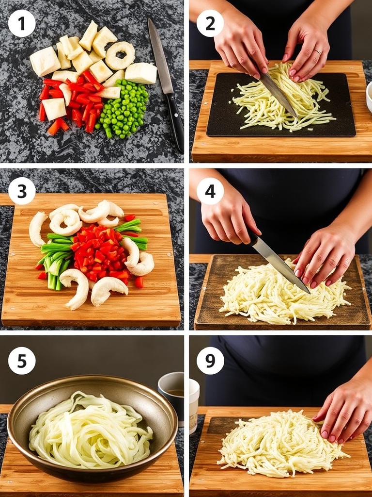chou chinois preparation