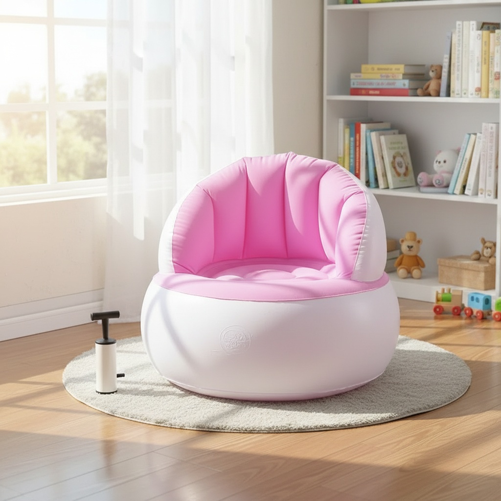 Kids Inflatable Sofa Chair with Foot Pump
