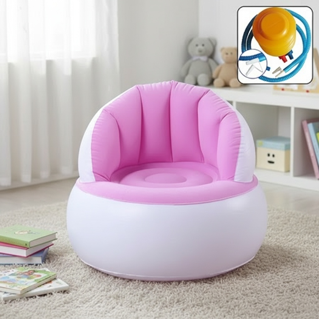 Kids Inflatable Sofa Chair with Foot Pump photo 1