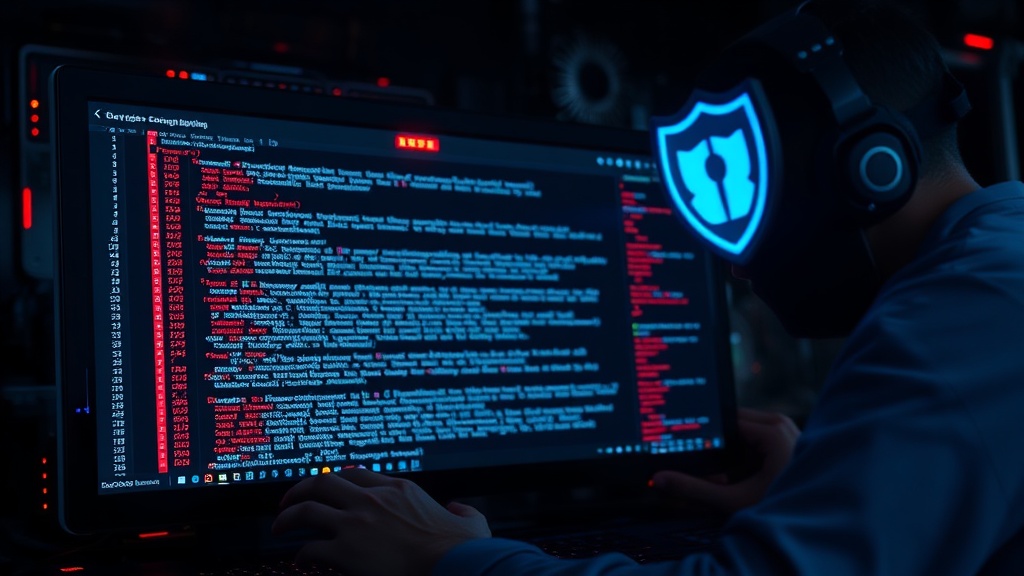 Developer analyzing disassembled code in a debugger interface