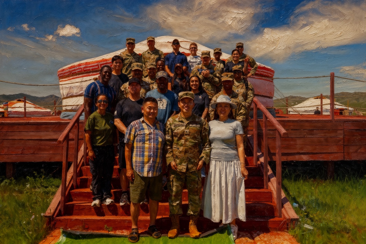 US Soldier Returns to Mongolia After 14 Years