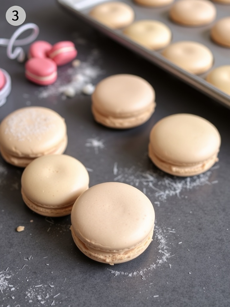 macarons preparation