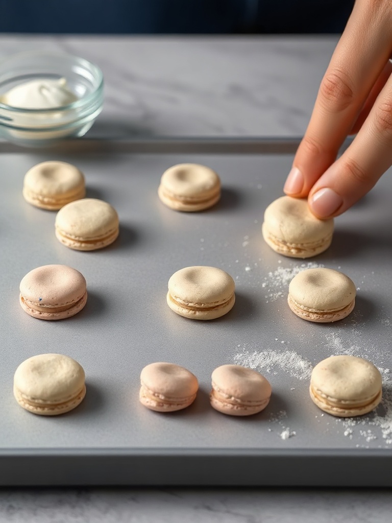 macarons preparation