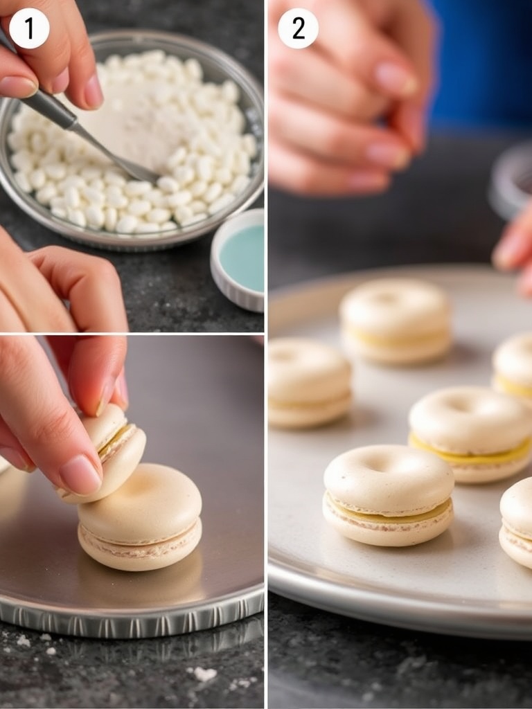 macarons preparation
