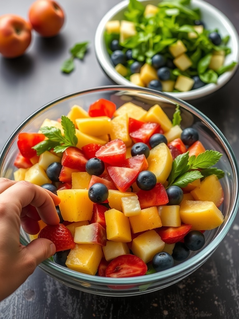 salade de fruits preparation