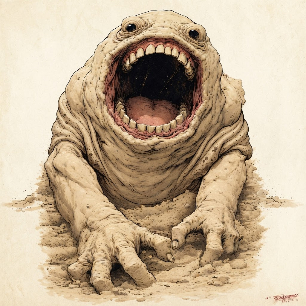 A Grotesque Character Sprite