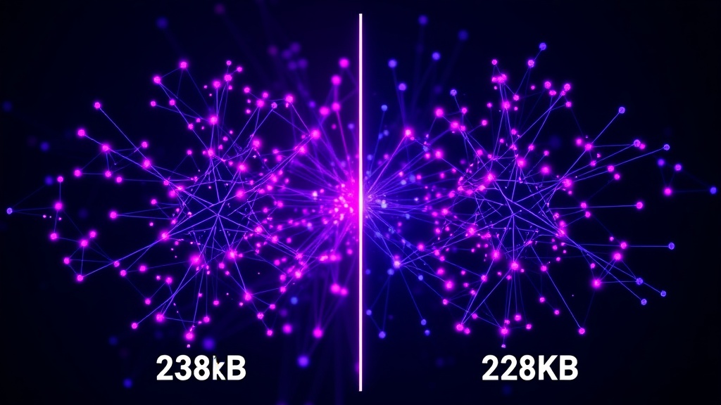 Visual representation of context injection size before and after optimization.