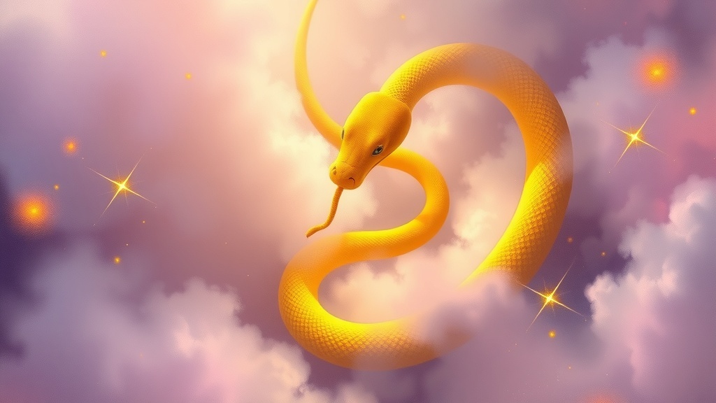 Sonhar com Cobra Amarela: Significado e Avisos Espirituais