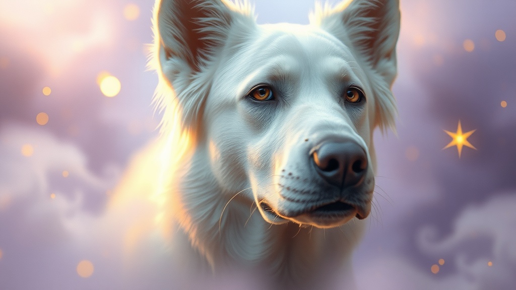 Sonhar com Cachorro Branco: Proteção e Guia Celestial