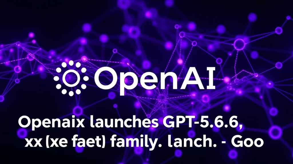 OpenAI logo with text indicating GPT-5.6 family launch