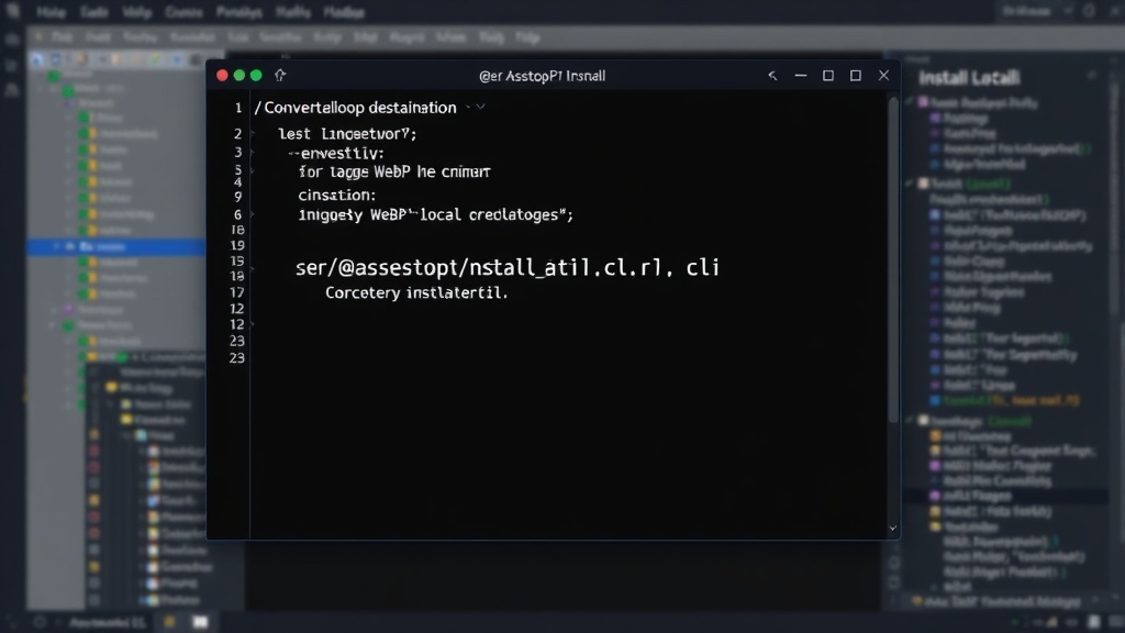 Terminal window showing the @assetopt/cli installation command and successful execution.